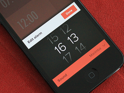 Alarmik - Edit mode alarm animations app clean clock edit gestures ios iphone simple subtle