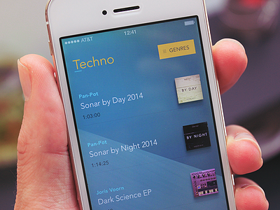 Genre listing app audio genres ios listing music music player playlist