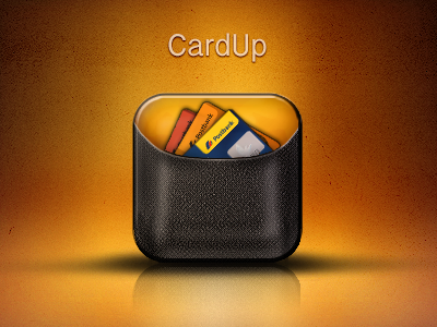 Wallet app icon app appstore cards details icon identity ios iphone money realistic texture wallet
