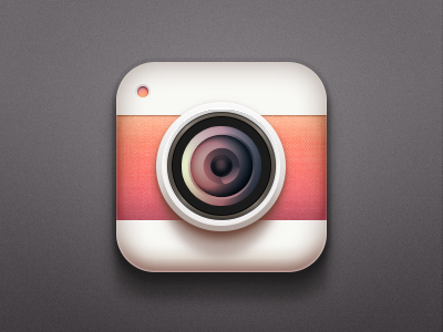 Camera Icon iOS practise app application camera icon ios iphone lens logo practise