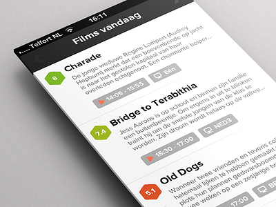 MovieMeister - Home Screen app detail dutch flat german guide info iphone listing minimal movie movies simple tv