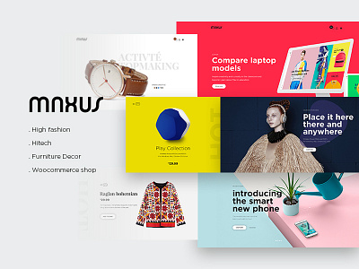 Maxus - Multipurpose eCommerce creative e commerce fashionstore furniture hitechshop photoshop shop theme webdesign wordpress