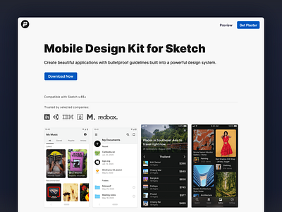 Plaster 2 - Mobile Design Kit Updated! android color theme components design system figma freebie human interface icons interface ios material mobile mobile ui kit sketch symbols ui ui kit update ux website