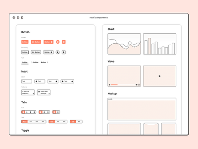 Root Design Kit — Components 🎨 buttons charts design system figma figma design figmadesign freebie icons illustrations inputs interface mobile sketch symbols typography typography art ui ui kit ux window