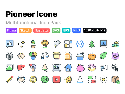 Pioneer Icons for Figma 🌟