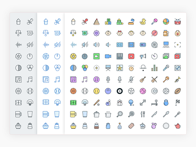 Pioneer Icons — Free Icon Set baby components design system figma food free file free icon set freebie freebies icon pack icon set iconography illustrations interface multimedia sketch sprts symbols ui ux