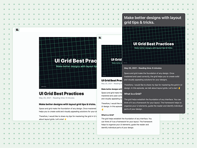 Good news! We have a blog now! 📰 article blog branding design design system figma freebie illustration interface learn pattern sketch symbols tutorials ui ui tips ux