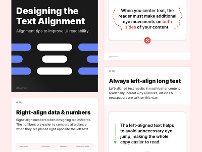 Designing the Text Alignment 🪜 alignment components design design system design tips figma freebie interface sketch symbols tutorial tuts typography ui ui tips ux web design