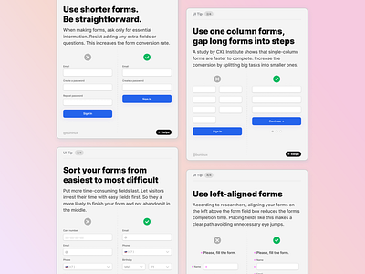 UI Forms Best Practices Pt.1 📝 components design design system figma forms freebie input inputs interface learnui sketch symbols text fields ui uidesign ux web design