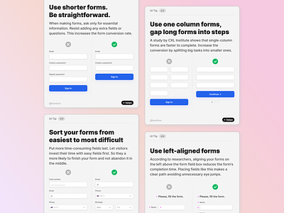 UI Forms Best Practices Pt.1 📝 components design design system figma forms freebie input inputs interface learnui sketch symbols text fields ui uidesign ux web design