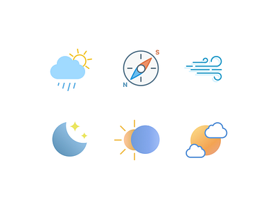 Pioneer Icons - Weather icons icons sketch ui weather