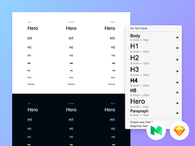 Shared Text Style Template design freebie plugin shared styles sketch template ui ux
