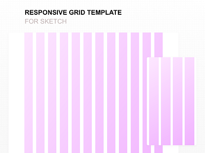 Responsive Grid Template for Sketch