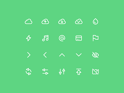 Super Basic Icons 04 basic daily design system glyph iconography icons interface outline stroke ui ux