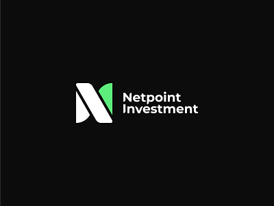 Netpoint Investment Logo logo logo design logominimalist minimalist logo design.