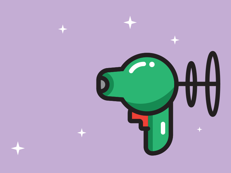 Space Gun 🔫 animation design gif illustration space gun