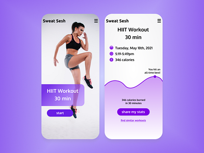 Workout Tracker app dailyui dailyuichallenge design ui ux workout workout app workout tracker