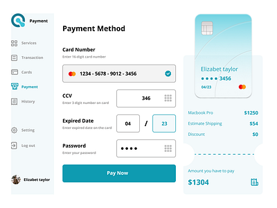 Payment method design