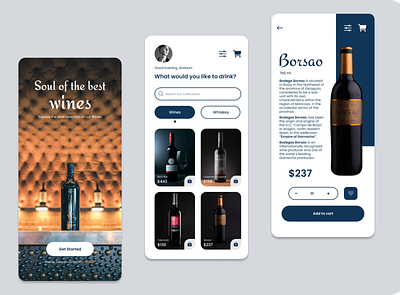 App Design Wine app design dribbble figma graphic design illustration logo mobileapp onlineshop ui uidesign uiux ux uxdesigner vector wine wineshop