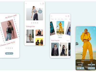 E commerce App Design