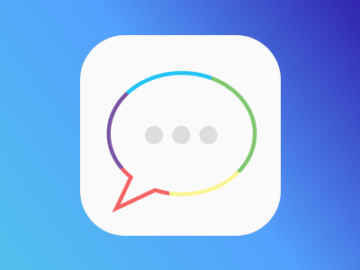 GiphyChat iOS - Light app app icon chat ios