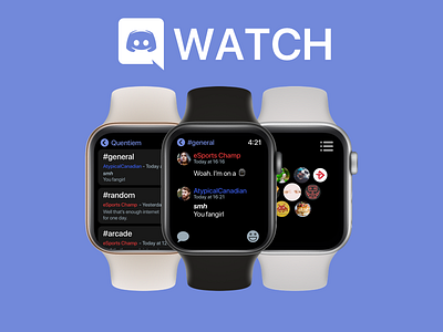 Discord Watch apple watch chat discord esports gaming watch