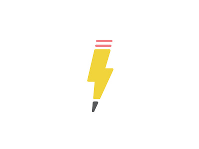 Quick Draw doodle lightning pencil
