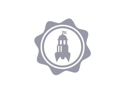 Lift-off capital building logo rocket seal