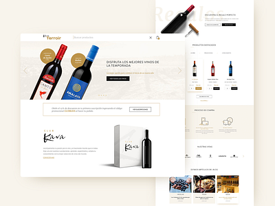 Daily UI 003 / Landing Page banner daily ui ecommerce landing page minimalist subscriptions wine