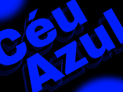 Céu Azul cover doodle playlist typogaphy