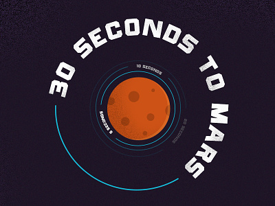 30 Seconds To Mars 30 seconds to mars 30stm flat illustration mars