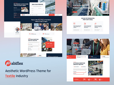 Fabiflex - Textile Industry WordPress Theme design html logo responsivedesign textile wordpress wordpresstheme