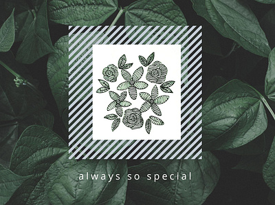 always so special card greeting illustration so special