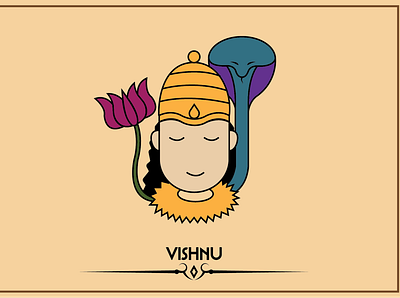 Emoji Design- Vishnu art design graphic design icon illustration vector