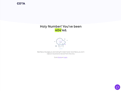 coya insurance 404 error page