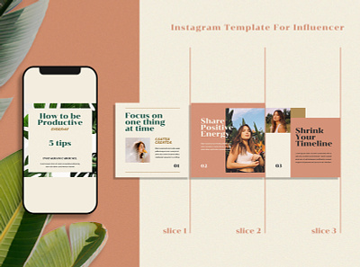 Vidhya - Influencer Instagram Post blogger blogger template coaches content creator female influencer influencer influencer template insta template instagram instagram carousel instagram post instagram template posting social media