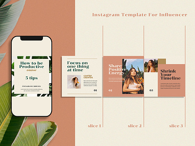 Vidhya - Influencer Instagram Post blogger blogger template coaches content creator female influencer influencer influencer template insta template instagram instagram carousel instagram post instagram template posting social media