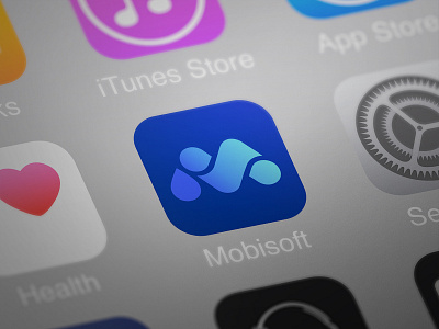 Mobisoft App Icon app design icon logo