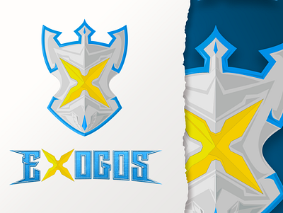 Exogos: E-sports adobe illustrator adobe photoshop branding design e sports esport freelancer gaming logo logo logo design ui