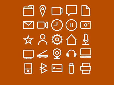 Icon Set branding design icon icon app icon design icon set iconography logodesign typography