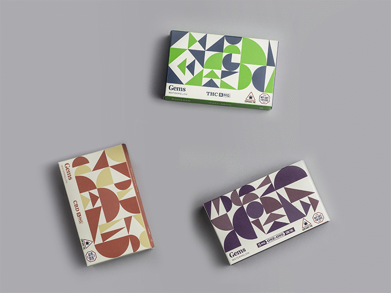 Gems branding box blister pack packagedesign packaging coffee bikes jazz cabbage weed edibles cannabis girls with tattoos stupid bullshit typography adult use recreational marijuana