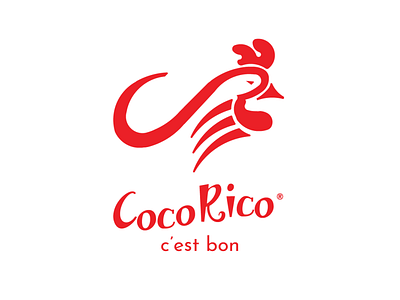 CocoRico® Fast food & Catering Logo Design brand branding catering fast food graphic design illustration logo minimalist original ui visual design