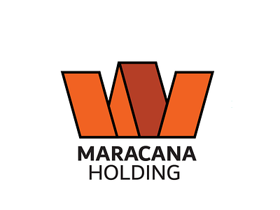 MARACANA holding company logo design brand identity branding clean design graphic design hire holding illustration logo logo designer minimalist ui vector