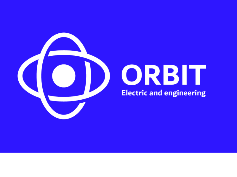 Orbit science logo Royalty Free Vector Image - VectorStock