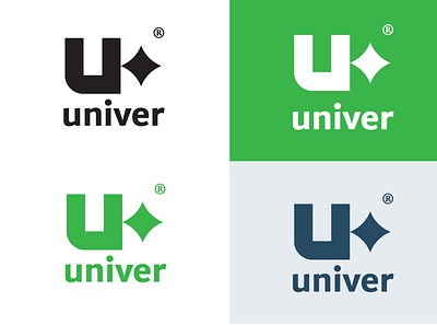 univer® logo for a book-store book bookmark bookstore brand identity branding clean design graphic design hire hiring logo logo mark mark minimalist ui vector