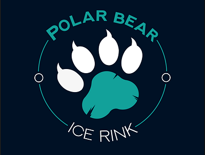 Polar Bear - Ice Rink (Concept) design illustration logo