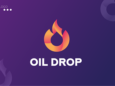 Oil Drop logo concept