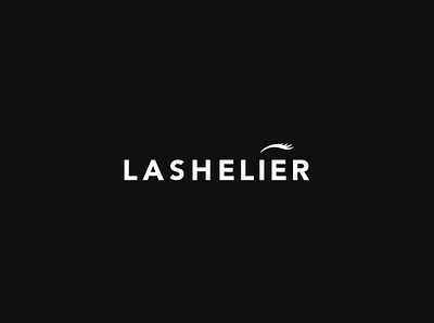 Lashelier Logo - Cosmetic Brand beauty black brand identity branding cosmetic design eyelash logo