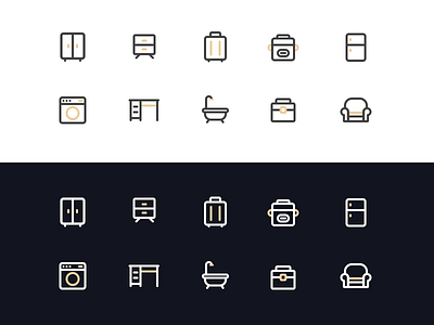 Furniture Icon by DylanMoran for UIGREAT Studio on Dribbble