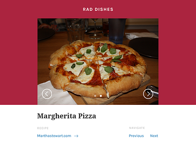 Rad Dishes pizza